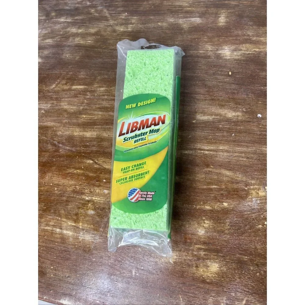 Libman 3105‎ Scrubster Mop Refill new. Super Absorbent.